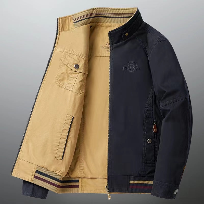 Men's fleece jacket for warmth and thickening in winter