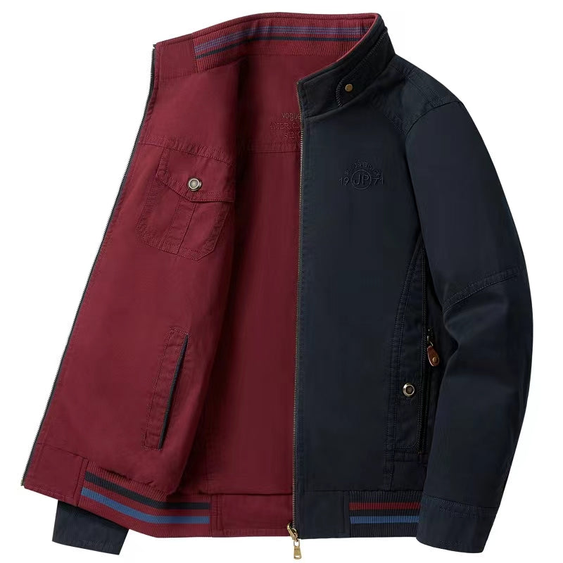 Men's fleece jacket for warmth and thickening in winter