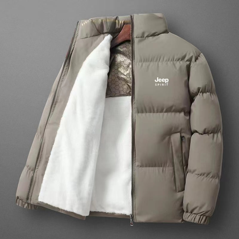 Men's fleece jacket for warmth and thickening in winter