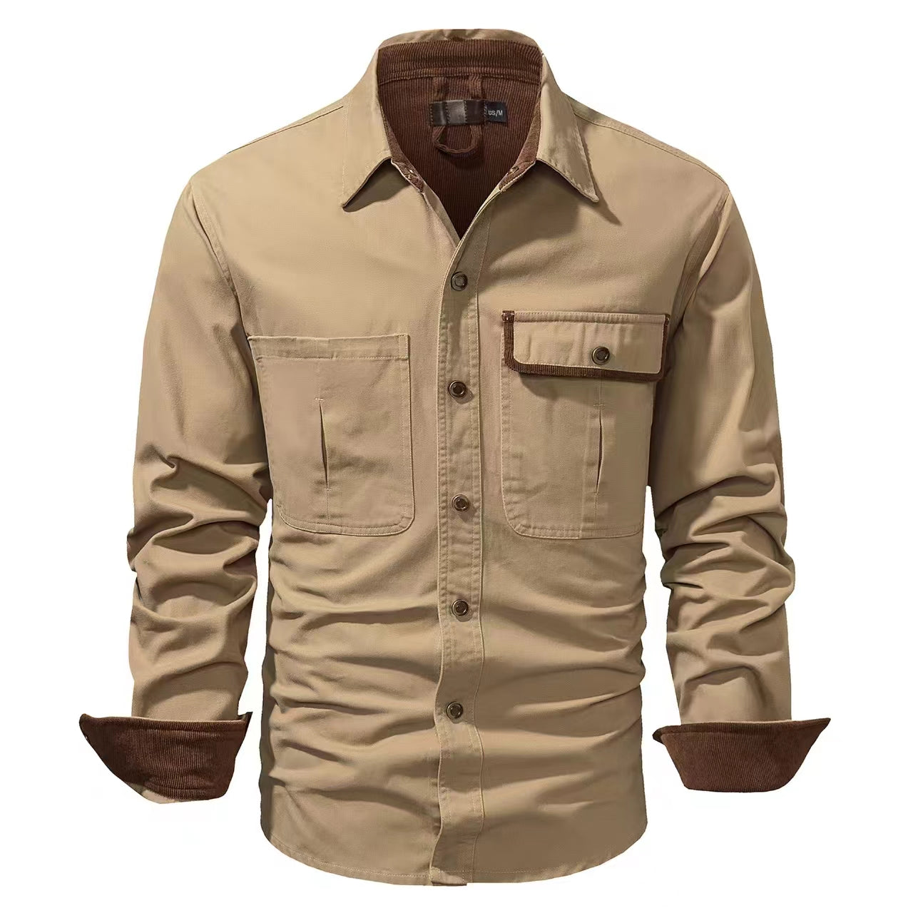 New men's shirt made of pure cotton for comfort
