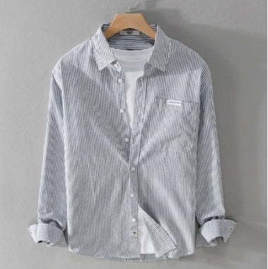 New style of men's spring and autumn long sleeved shirt