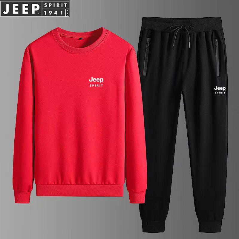 Men's long sleeved set casual spring new style