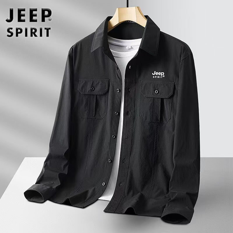 Men's long sleeved shirt casual spring style new item