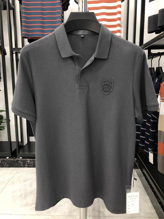 Men's new polo, sweat absorbing and breathable