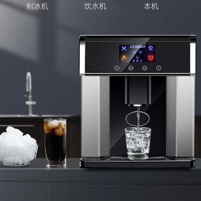 ZB-10E ice machine commercial small milk tea shop mini household ice machine ice cube making machine