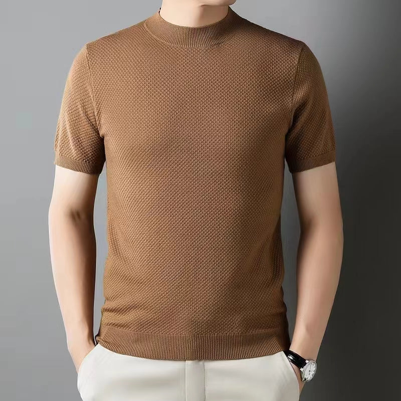 Men's Polo sweatshirt for sweat absorption and breathability