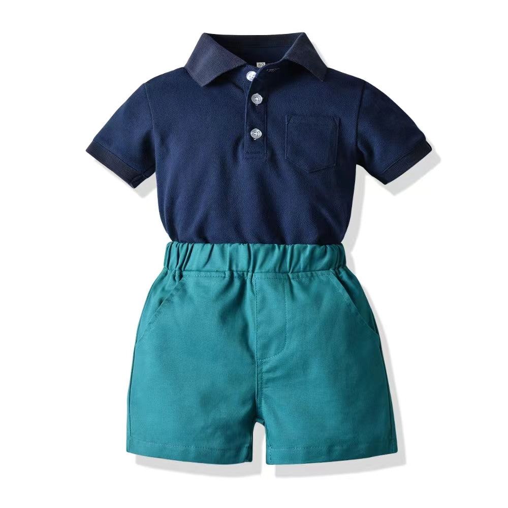 Boys and children's set made of pure cotton, comfortable and breathable