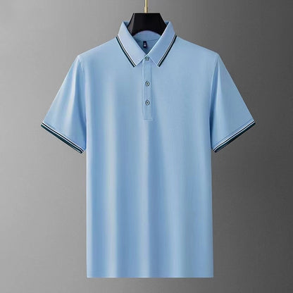 Men's Summer Short sleeved Polo Sweat-absorbing and Breathable New Style