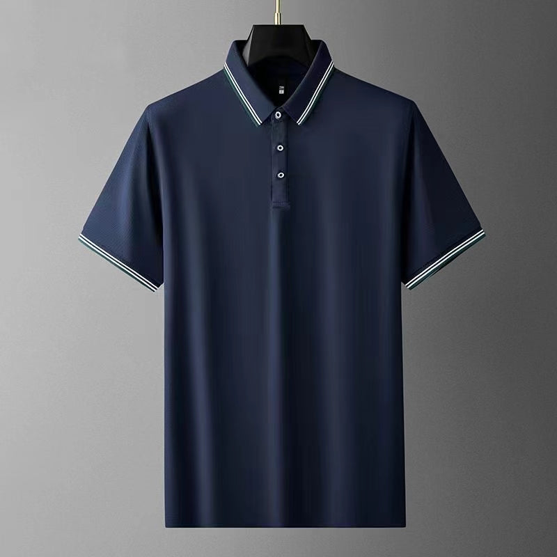 Men's Summer Short sleeved Polo Sweat-absorbing and Breathable New Style