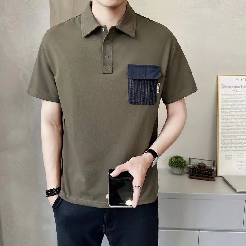 New men's polo pure cotton comfortable and breathable hot selling item