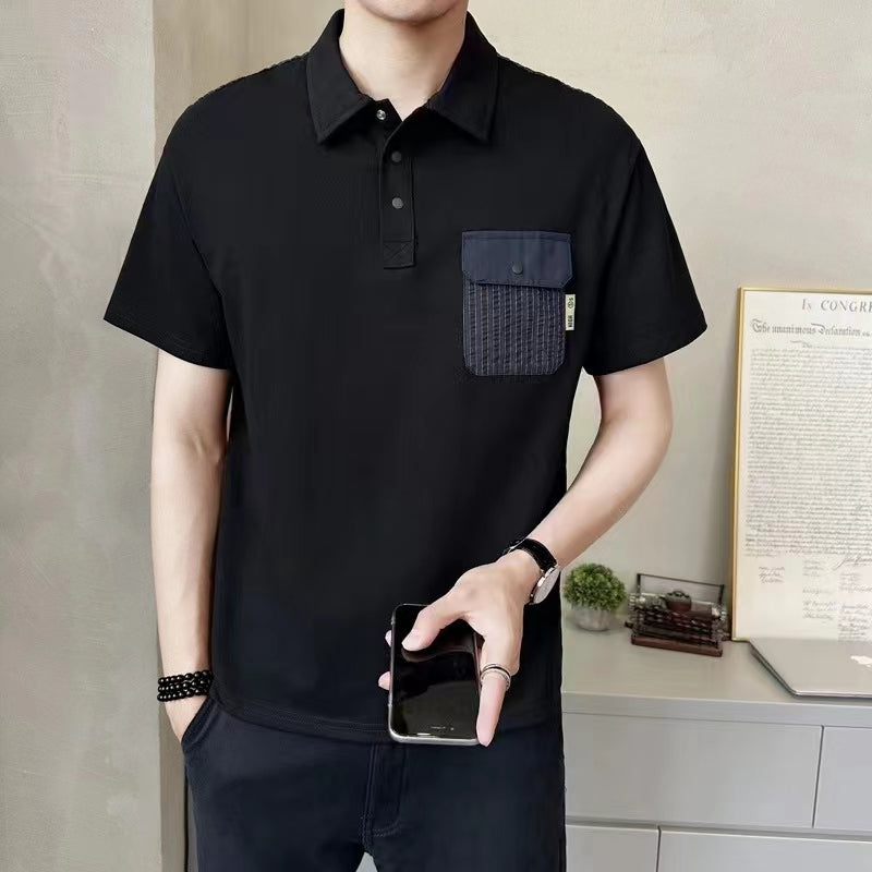 New men's polo pure cotton comfortable and breathable hot selling item