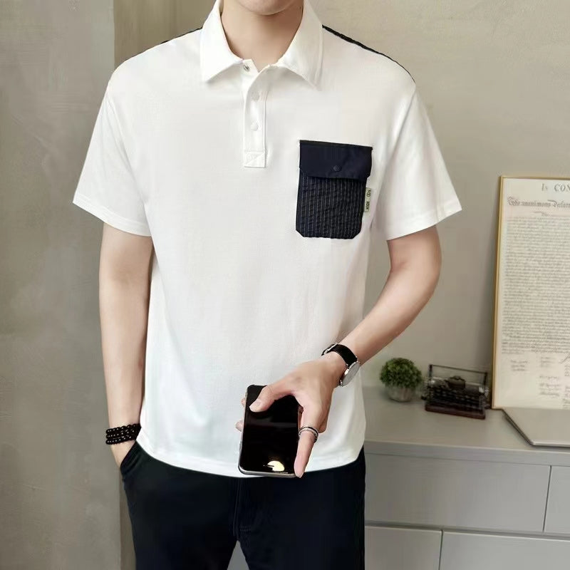 New men's polo pure cotton comfortable and breathable hot selling item