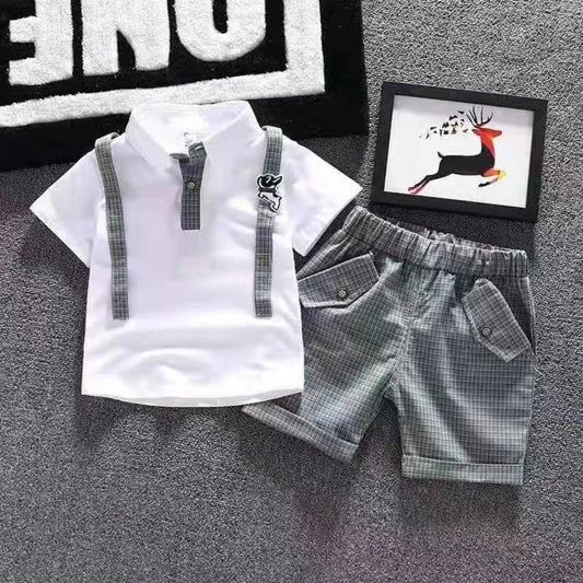 Boys' set made of pure cotton, comfortable and breathable, popular item