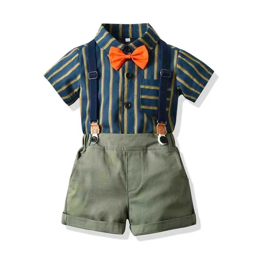 Boys' set made of pure cotton, comfortable and breathable, popular item