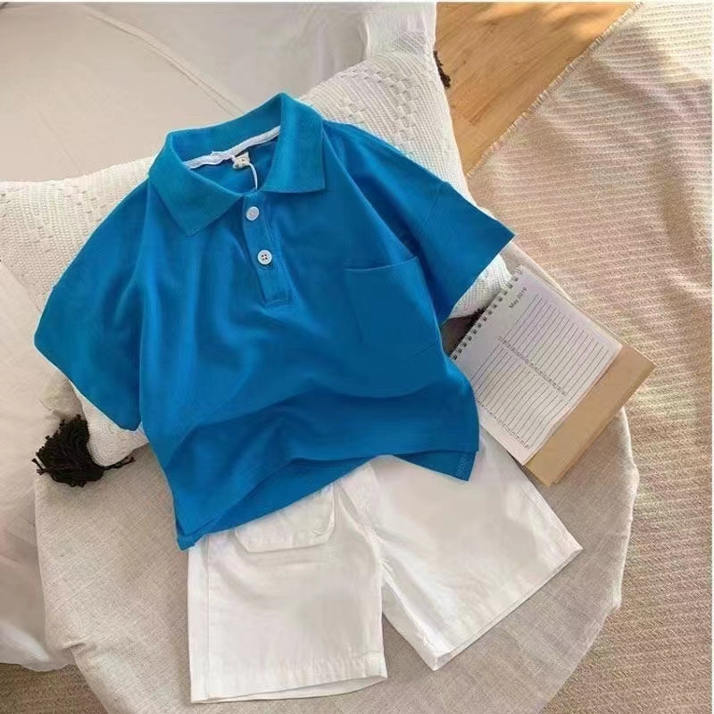 Boys' set made of pure cotton, comfortable and breathable, popular item