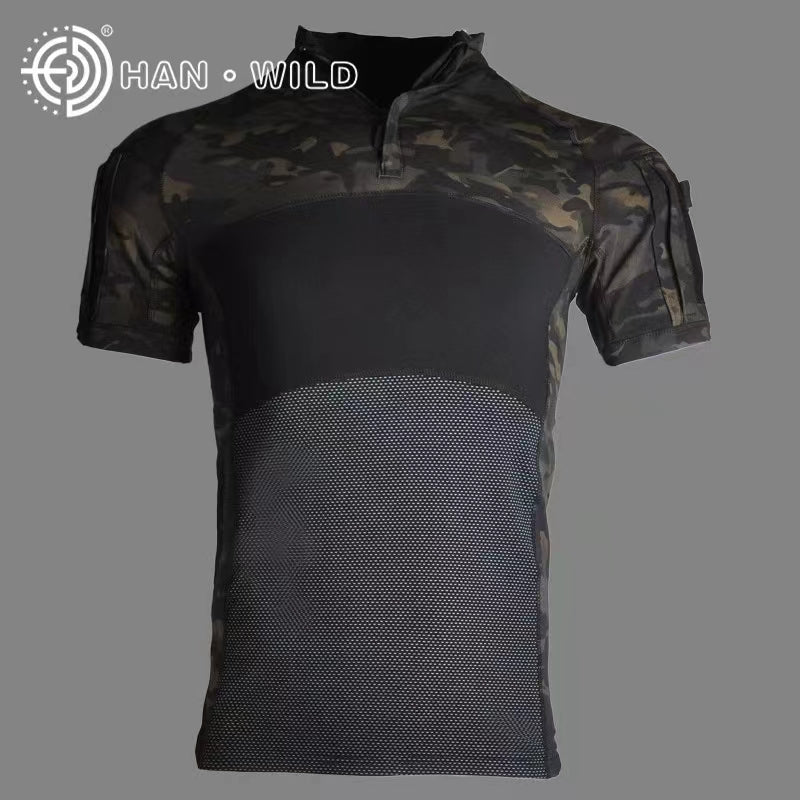 Men's summer short sleeved pure cotton breathable and wear-resistant