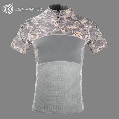 Men's summer short sleeved pure cotton breathable and wear-resistant