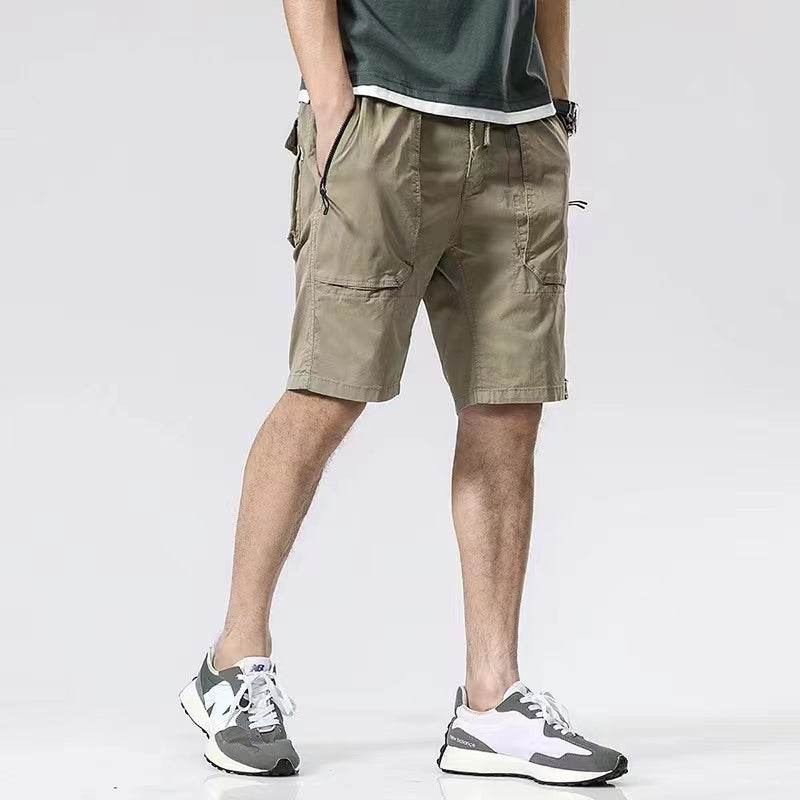 Men's summer shorts made of pure cotton, breathable and wear-resistant