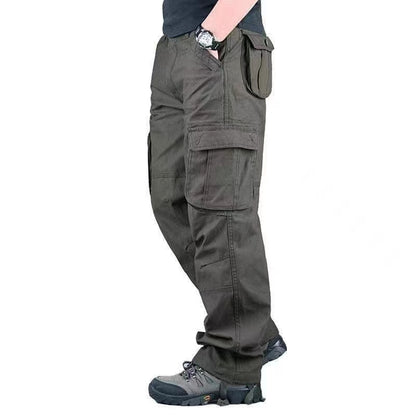 Men's workwear pants made of pure cotton, durable, comfortable, breathable, spring and summer