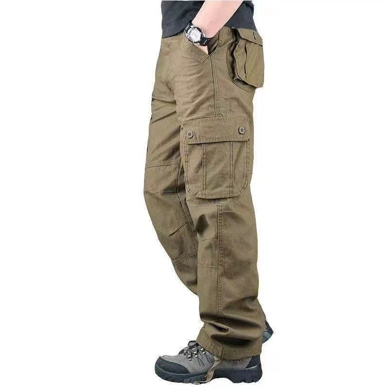 Men's workwear pants made of pure cotton, durable, comfortable, breathable, spring and summer