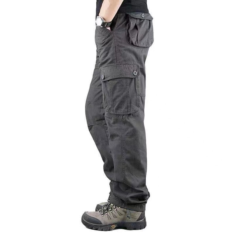 Men's workwear pants made of pure cotton, durable, comfortable, breathable, spring and summer