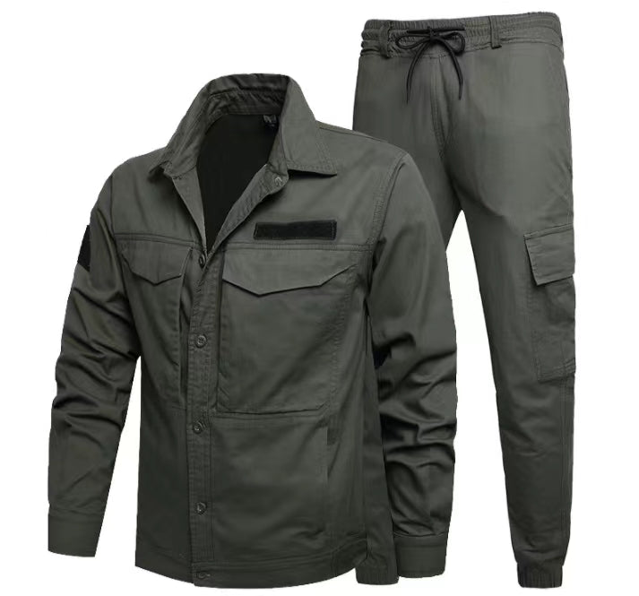 Men's workwear set is wear-resistant, breathable, and casual