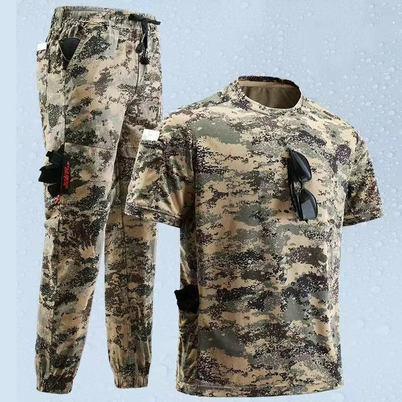 Men's camouflage suit, comfortable and durable