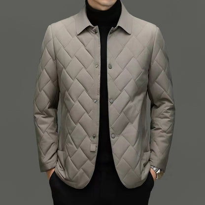 New men's velvet jacket with thickened windproof and warm insulation