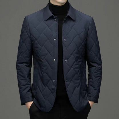 New men's velvet jacket with thickened windproof and warm insulation