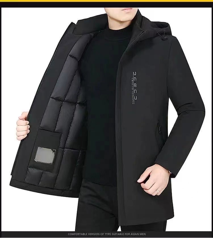 Men's cotton clothing warm and windproof new style