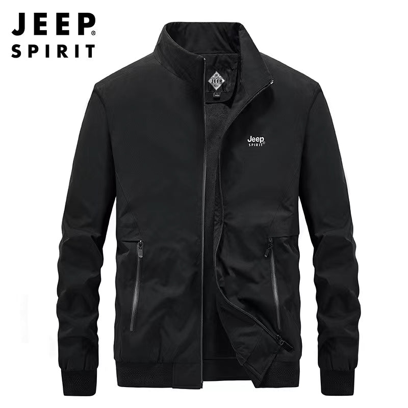 Men's cotton clothing is warm, windproof, thickened with fleece, drought resistant, and warm