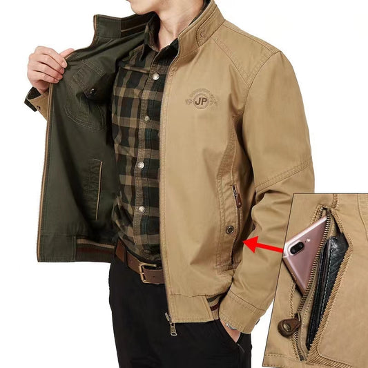 Men's fleece jacket for warmth and thickening in winter