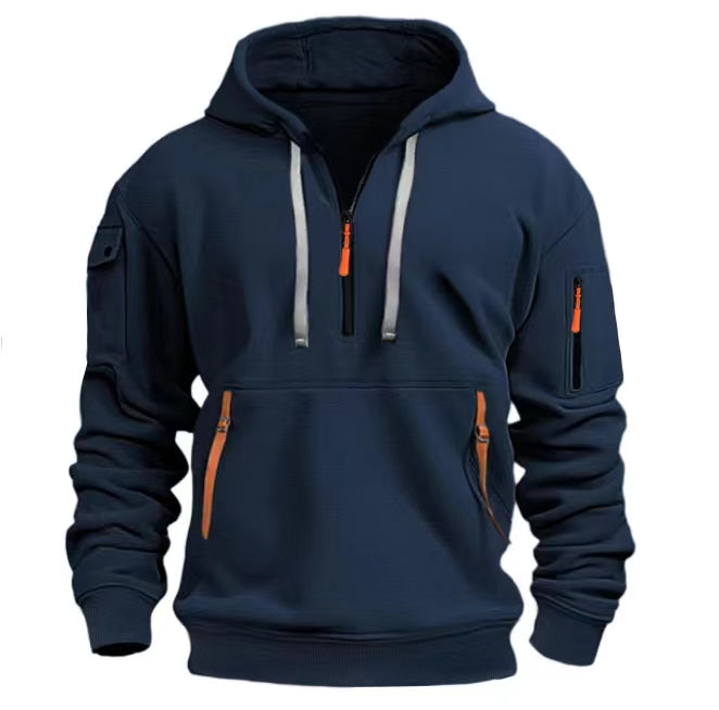 Men's casual hoodie hooded new pure cotton comfortable