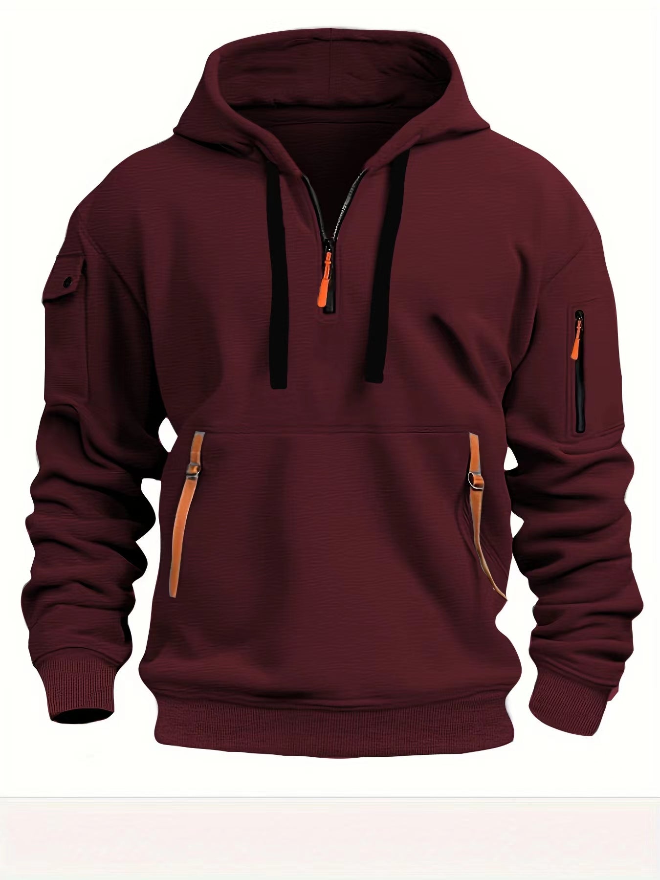 Men's casual hoodie hooded new pure cotton comfortable