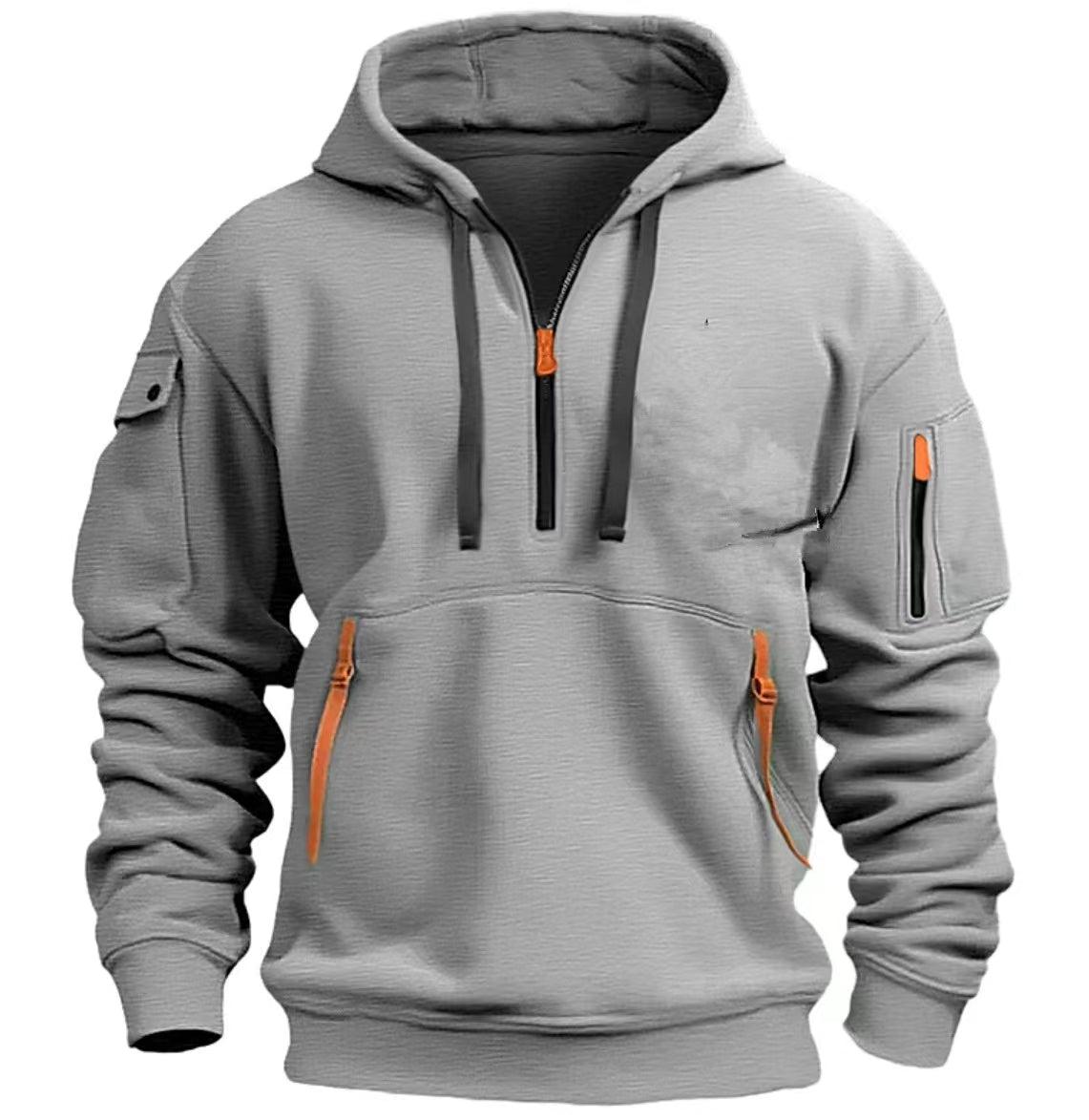 Men's casual hoodie hooded new pure cotton comfortable