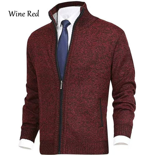 Men's sweater long sleeved new item made of pure cotton with anti pilling properties