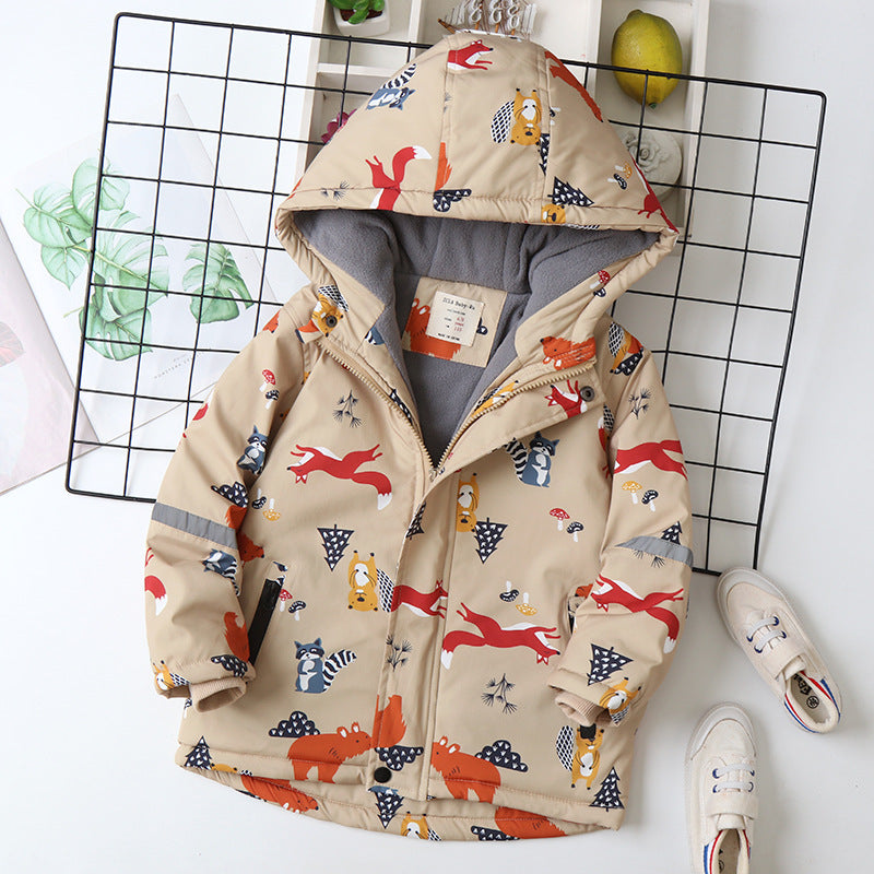 New denim jacket Western style big children's baby Korean cardigan clothes trend