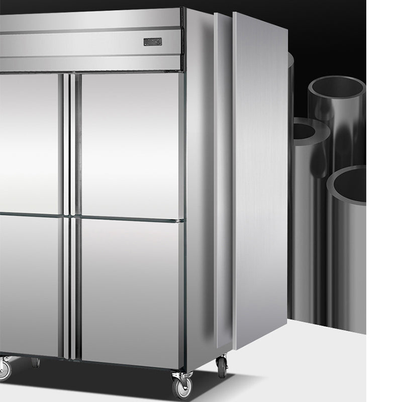 Frozen cabinet commercial cold cabinet catering kitchen stainless steel vertical pre -made dishes refrigerated cabinet