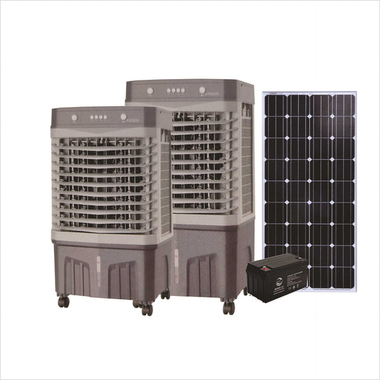 Solar air -conditioning fan outdoor cold fan small air -conditioned water cold air -conditioning dormitory commercial cooling water fan