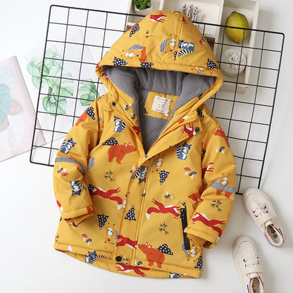 New denim jacket Western style big children's baby Korean cardigan clothes trend