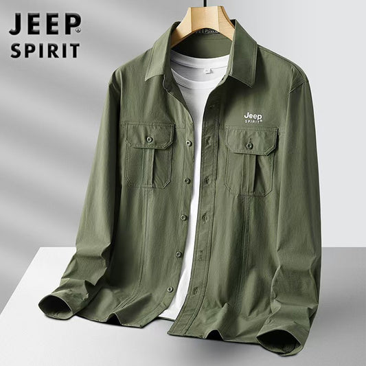 Men's long sleeved shirt casual spring style new item