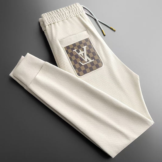 Men's long pants, knitted hoodie, casual spring new style