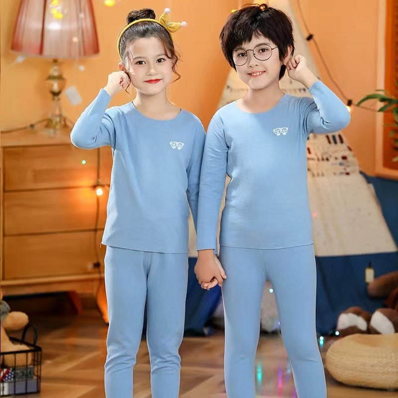 Children's thermal underwear suits children's middle-aged children's big children's seamless