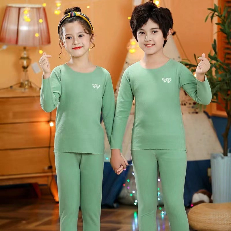 Children's thermal underwear suits children's middle-aged children's big children's seamless