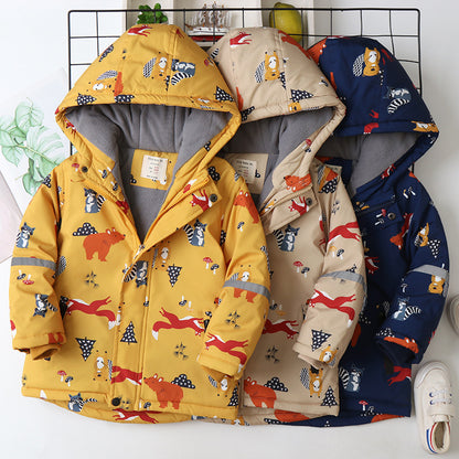 New denim jacket Western style big children's baby Korean cardigan clothes trend