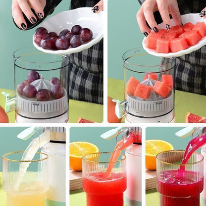 Smuvering machine Household small juicer spiral extrusion juice meat is separated from multi -function portable fried fruits juice machine