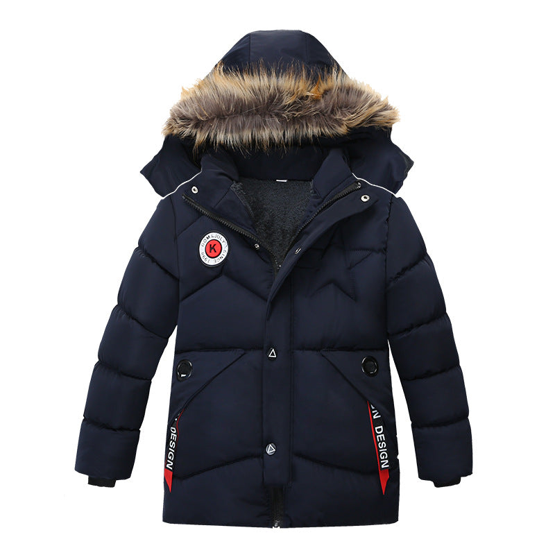 new children's padded boy's thick coat