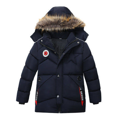 new children's padded boy's thick coat